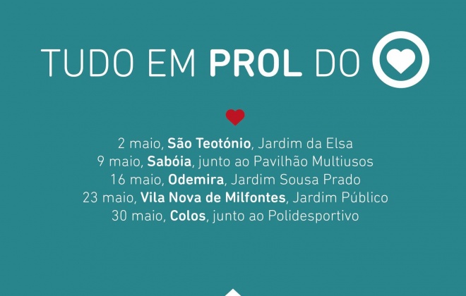 Maio é "mês do coração" no concelho de Odemira