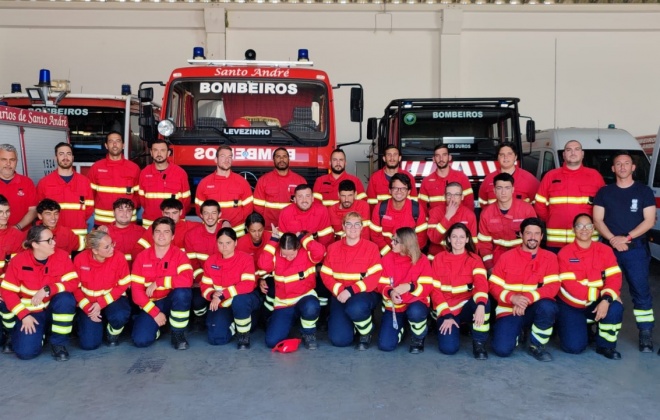 Bombeiros de Sines participaram em formação de extinção de incêndios rurais