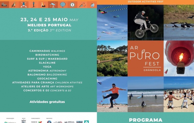 Ar Puro Fest celebra a partir de hoje o turismo de natureza, aventura, cultura e sustentabilidade em Melides