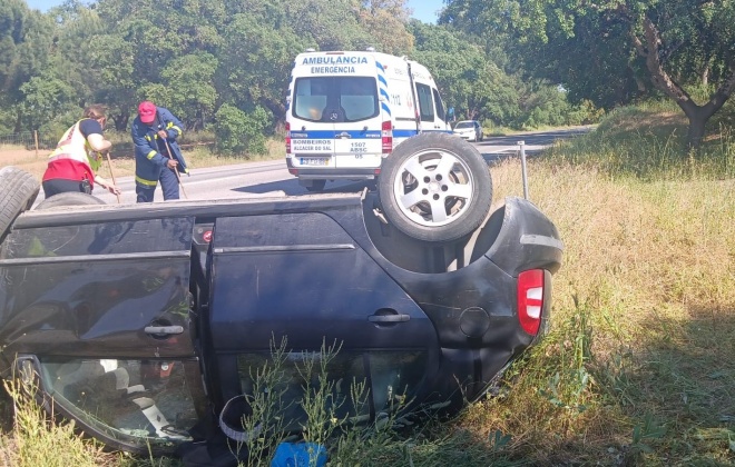 Despiste provoca um ferido no IC1 no concelho de Alcácer do Sal