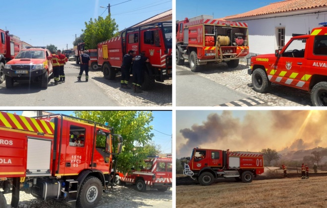 Bombeiros do Litoral Alentejano continuam empenhados em operações no Alandroal