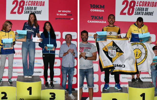 João Silva e Ana Lourenço vencem Corrida da Lagoa de Santo André (com áudio)