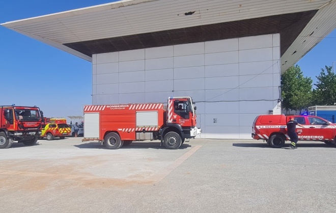 Bombeiros do Baixo Alentejo apoiam no combate ao incêndio em Ponte de Lima