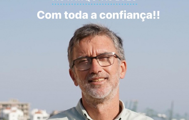 Hélder Guerreiro é o candidato da CDU à presidência da Assembleia Municipal de Sines