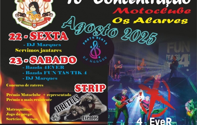 São Francisco da Serra recebe a 16.ª Concentração Motard a partir de hoje