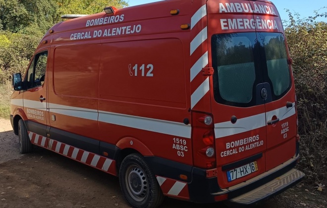 Colisão provocou um ferido grave em Cercal do Alentejo
