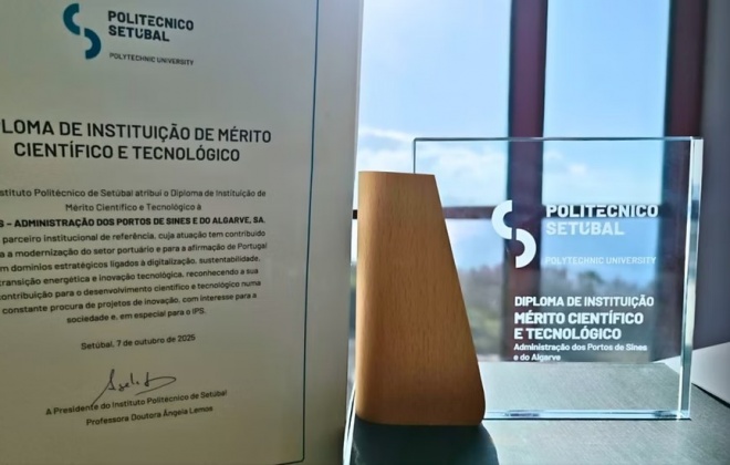 Porto de Sines foi distinguido pelo Instituto Politécnico de Setúbal