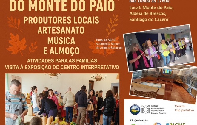 Monte do Paio recebe um “Mercadinho” no dia 22 de novembro (com áudio)