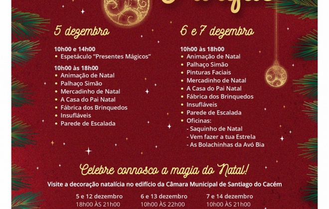 Parque Central em Vila Nova de Santo André recebe o “Natal no Parque”