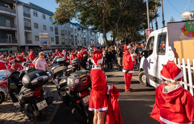 Pais Natal motard entregaram "prendas" a 1.500 crianças de Sines (com áudio)