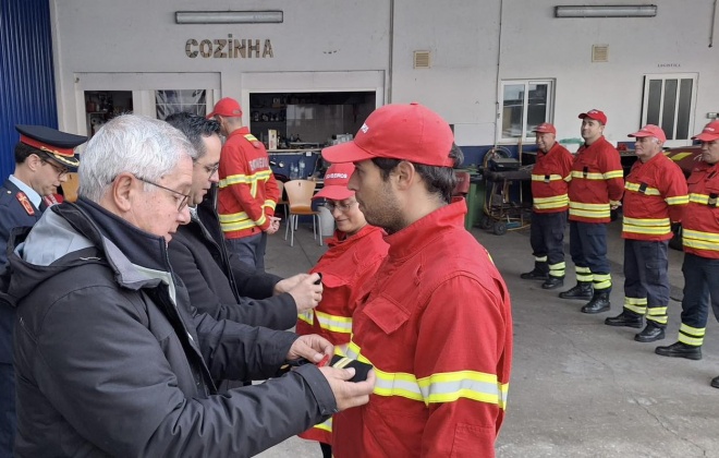 Bombeiros de Aljezur promovem dois estagiários a Bombeiro de 3.ª