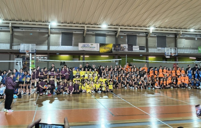 Ginásio Clube de Sines presente na 1.ª etapa de Minivoleibol que decorreu em Albufeira