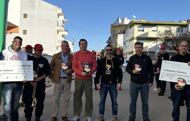 Caminhada Solidária promovida pelos Chaparros doou dois mil euros