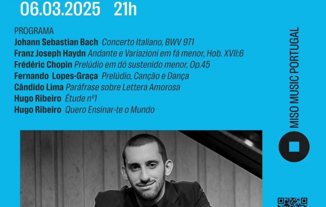 Recital de piano para ouvir esta noite na Igreja da Misericórdia em Odemira