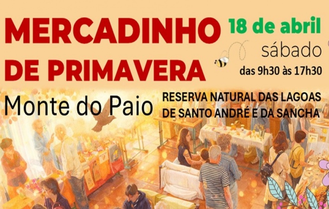Monte do Paio recebe um Mercadinho de Primavera no sábado