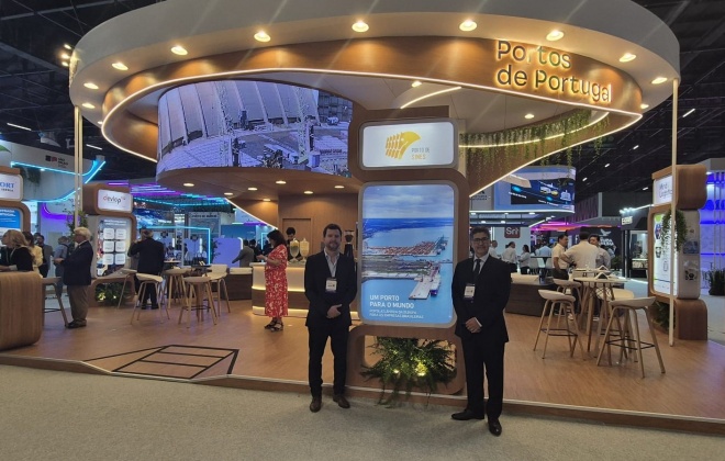 Porto de Sines reforça presença no mercado brasileiro na Intermodal South America 2026