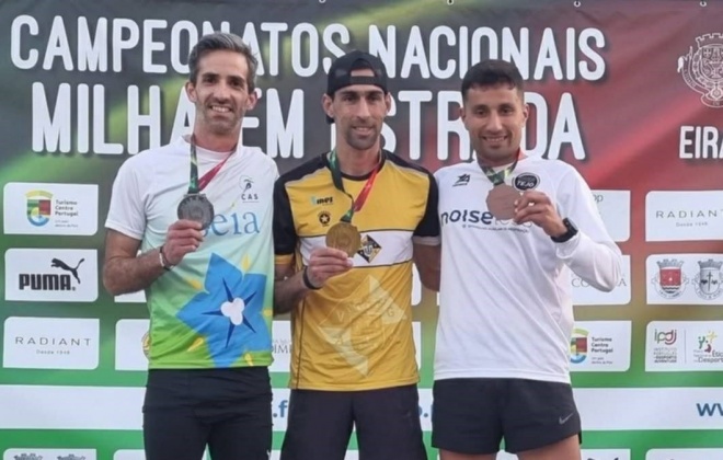 Carlos Papacinza sagrou-se Campeão Nacional de Milha em Estrada (M35)