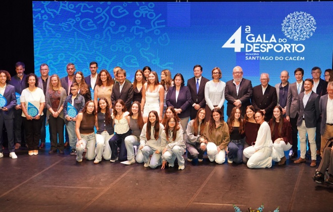 Gala do Desporto distinguiu o trabalho, o esforço e a dedicação de atletas, clubes e associações do concelho de Santiago do Cacém