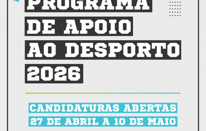 Município de Sines tem a decorrer o período de candidaturas ao Programa de Apoio ao Desporto e Associativismo Desportivo