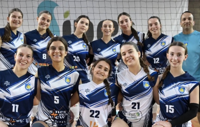 Juvenis femininos do Ginásio Clube de Sines garantiram a subida à 1.ª divisão