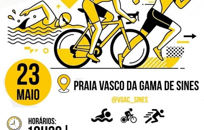 Sines recebe o Campeonato Regional de Triatlo no próximo sábado