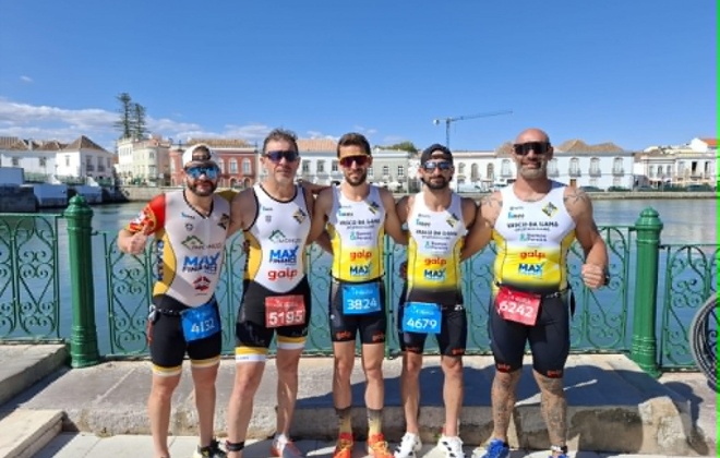 Triatlo do Vasco da Gama em 4.º lugar no 3.º Triatlo Sprint de Tavira