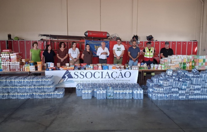Campanha solidária em Alcácer do Sal supera expectativas e recolhe bens para os Bombeiros Mistos da cidade