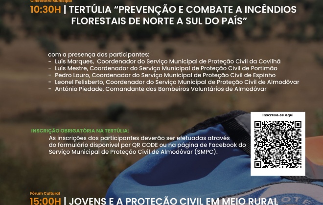 Almodôvar inaugura novo Centro de Coordenação Operacional Municipal da Proteção Civil dia 1 de julho