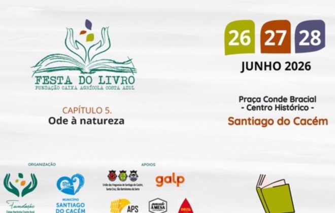 Centro histórico de Santiago do Cacém recebe a Festa do Livro a partir de hoje