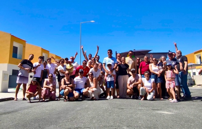 Vizinhos da Rua da Esperança celebram união no 1.º convívio de bairro em Vila Nova de Santo André