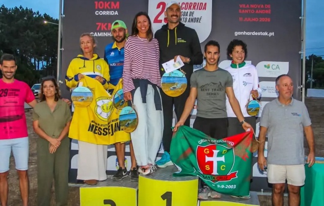 Roberto Ladeiras e Ana Lourenço vencem a 29.ª Corrida da Lagoa de Santo André