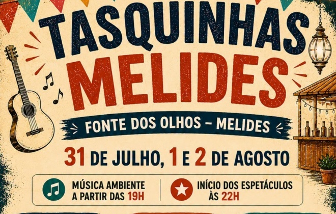 Tasquinhas de Melides regressam à Fonte dos Olhos com gastronomia e música ao vivo